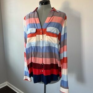 Anthropologie Maeve striped blouse